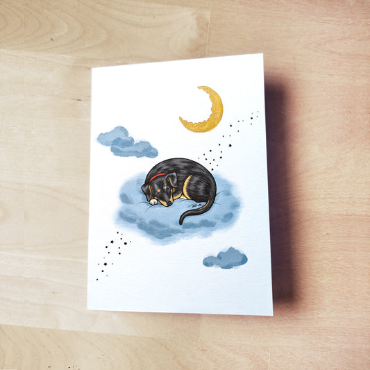 Dog Greeting Card - Lunar Zodiac Series