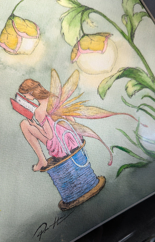 Fairy Watercolor Painting - Original
