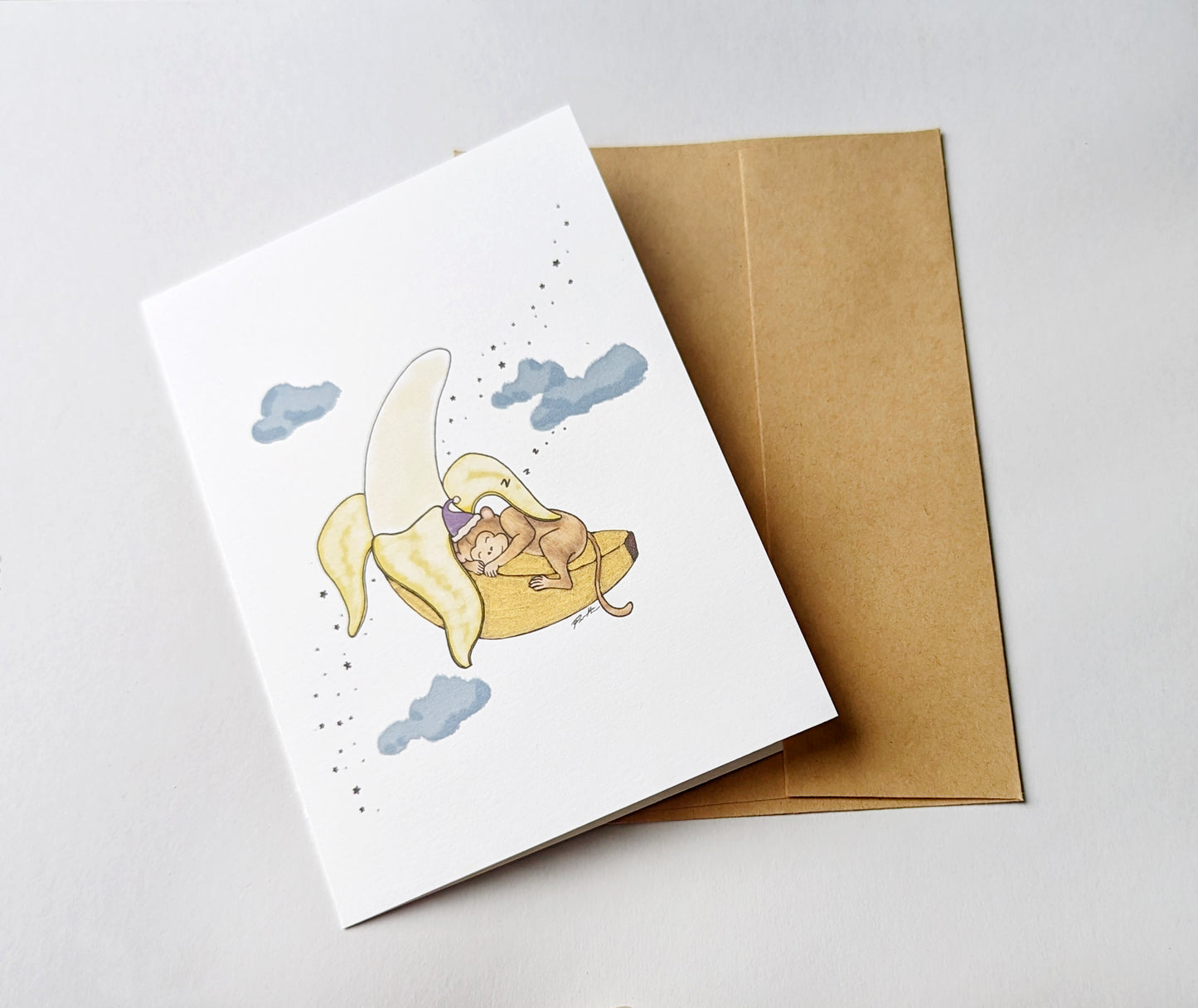 Monkey Greeting Card - Lunar Zodiac Series