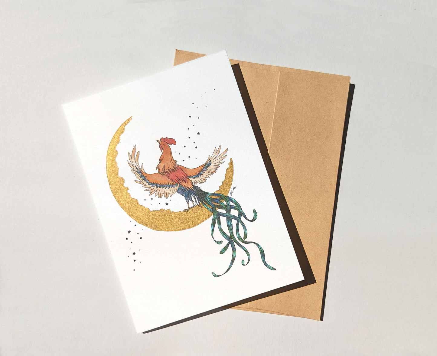 Rooster Greeting Card - Lunar Zodiac Series