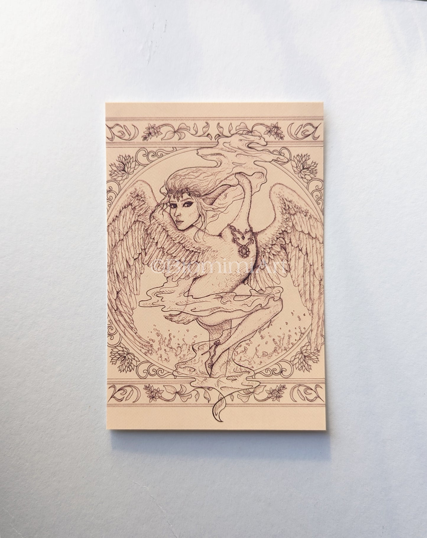 Swan Maiden Postcard - Limited Edition
