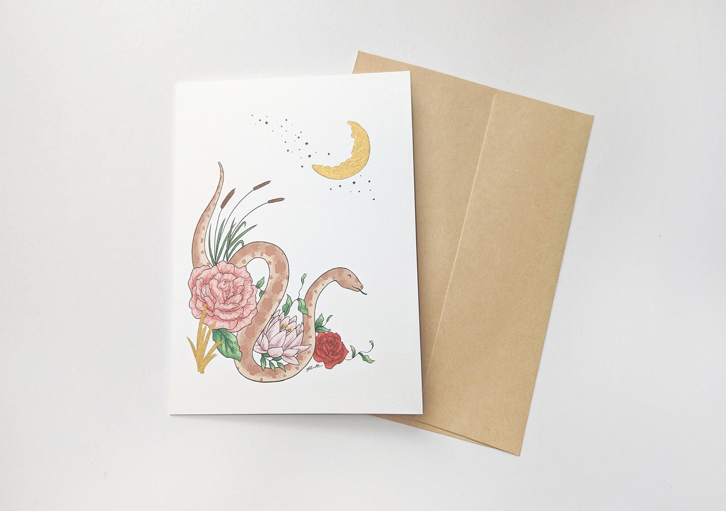 Snake Greeting Card - Lunar Zodiac Series
