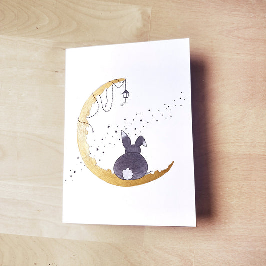 Bunny Butt Greeting Card - Lunar Zodiac Series