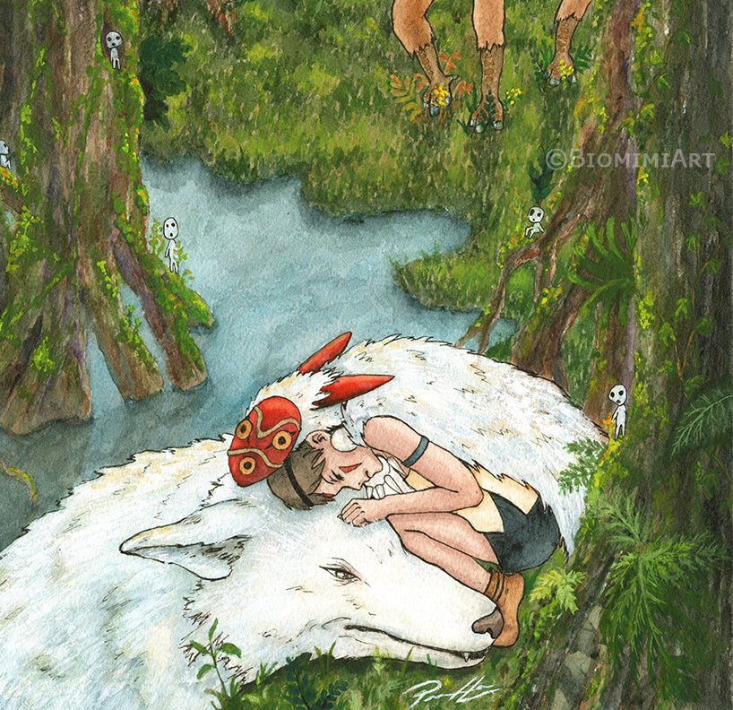 Forest Spirit - Princess Mononoke Fan Art