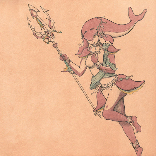 Mipha Fan Art from Zelda