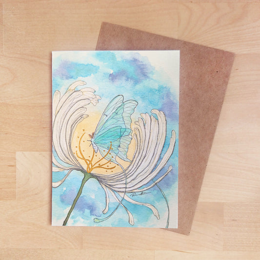 Luna Moth Greeting Card