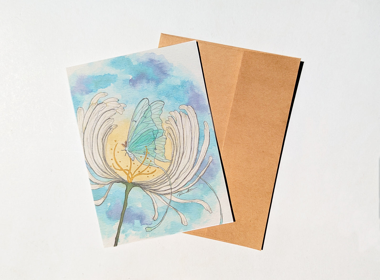 Luna Moth Greeting Card